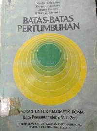 Batas-Batas Pertumbuhan