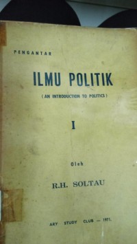 ilmu politik (an intruduction to politics)