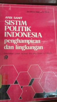 Image of Sistim Politik Indonesia Penghampiran dan Lingkungan