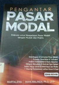 Image of Pengantar Pasar Modal(didesain untuk mempelajari pasar modal dengan mudah dan praktis