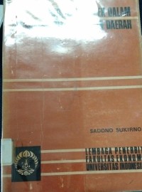 Image of Beberapa Aspek Dalam Persoalan Pembangunan Daerah