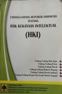 Image of Undang-Undang Hak Kekayaan Intelektual