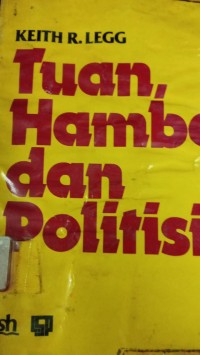 Image of Tuan, Hamba dan Politisi