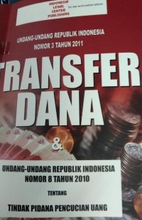 Transfer Dana&Tindak Pidana Pencucian