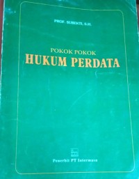 Pokok-Pokok Hukum Perdata