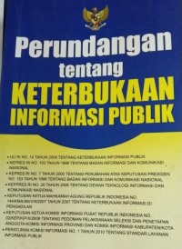 Image of Perundangan Tentang Keterbukaan Informasi Publik