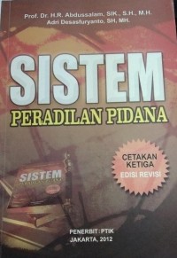 Sistem Peradilan Pidana