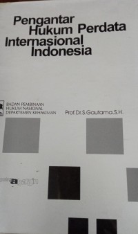 Image of Pengantar Hukum Perdata Internasional Indonesia