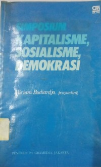 Image of Simposium Kapitalisme, Sosialisme, Demokrasi