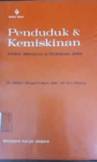 Image of Penduduk & Kemiskinan kasus sriharjo di pedesaan jawa