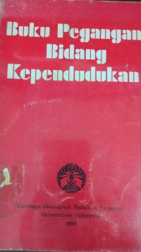 Buku Pegangan Bidang Kependudukan