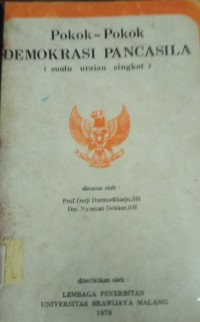 Image of Pokok-Pokok Demokrasi Pancasila (Suatu Uraian Singkat)