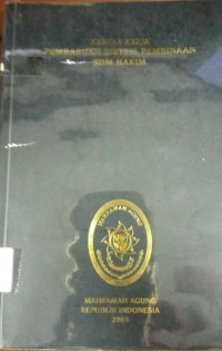 Image of Kertas Kerja SPembaruan Sistem Pembinaan SDM Hakim