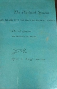 Image of The Political System An Inquiry Into The State Of Political Science