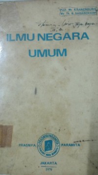 Image of Ilmu Negara Umum