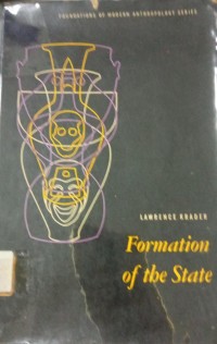 Image of Foundations Of Modern Antbropology Series Formation Of The State