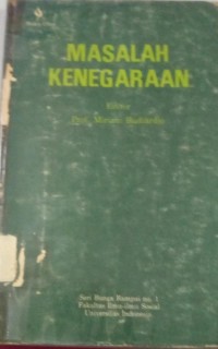 Image of Masalah Kenegaraan