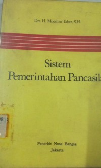 Sistem Pemerintahan Pancasila