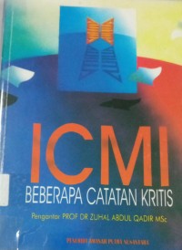 Icmi Beberapa Catatan Kritis