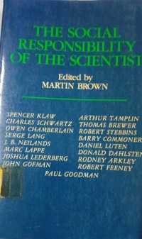 Image of The Social Responsibility Of The Scientist