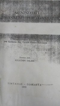 Menindjau Masalah Polygami