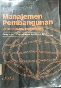 Image of Manajemen Pembangunan Untuk Negara Berkembang