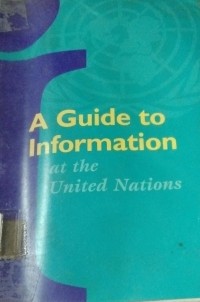 Image of A Guide To Information at The United Nations