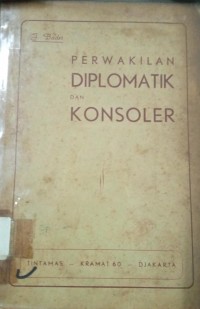 Perwakilan Diplomatik dan Konsoler