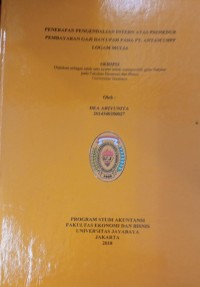 Penerapan Pengendalian Intern Atas Prosedur Pembayaran Gaji Dan Upah Pada PT. Antam UBPP Logam Mulia