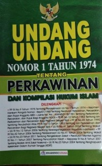 Image of Undang Undang Nomor 1 Tahun 1974 Tentang Perkawinan Dan Kompilasi Hukum Islam Di Lengkapi
