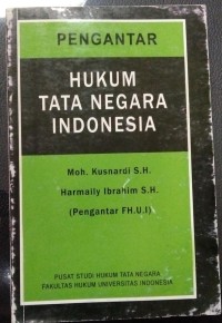 Hukum Tata Negara Indonesia