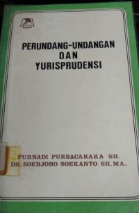 Image of Perundang - Undangan dan Yurisprudensi