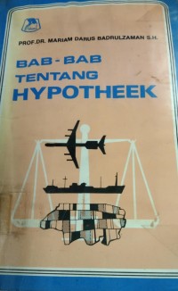 Bab-Bab Tentang Hypotheek