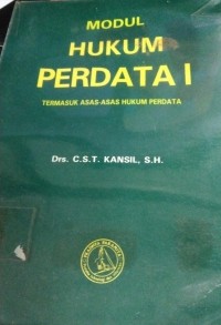 Image of Modul Hukum Perdata I Termasuk Asas-Asas Hukum Perdata