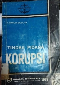 Tindak Pidana Korupsi