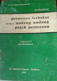 Image of Penuntuan Perseroan Terbatas Dengan Undang - Undang Pajak Perseroan