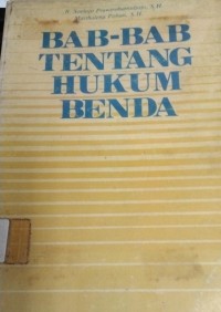 Image of Bab-Bab- Tentang Hukum Benda