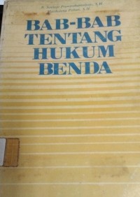 Bab-Bab- Tentang Hukum Benda