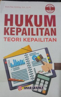 Hukum Kepailitan ; Teori Kepailitan