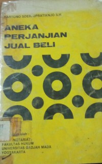 Image of Aneka Perjanjian Jual Beli