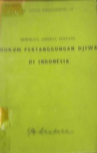 BEBERAPA ASPEKTTA TENTANG HUKUM PERTTANGGUNGAN DJIWA DI INDONESIA