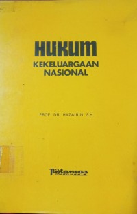 Hukum Kekeluargaan Nasional