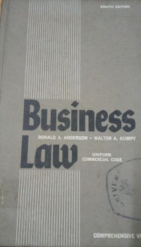 Business Law ; Uniform Commercial Code