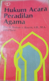 Image of Hukum Acara Peradilan Agama