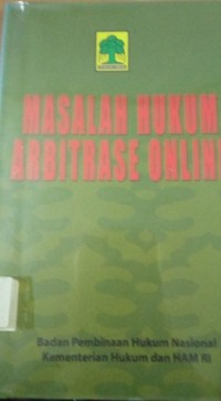 Masalah Hukum Arbitrase Online