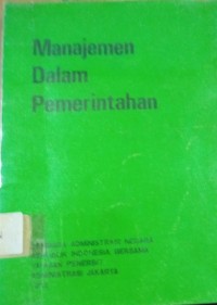 Image of Manajemen Dalam Pemerintahan