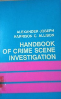 Image of Handbook of Crime Scene Investigation