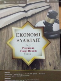 Buku Ekonomi Syariah Bagi Perguruan Tinggi Hukum Strata 1