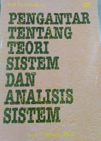 Pengantar Tentang Teori Sistem Dan Analisis Sistem