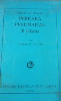 Image of Penuntun Praktis Perkara PErumahan di Jakarta